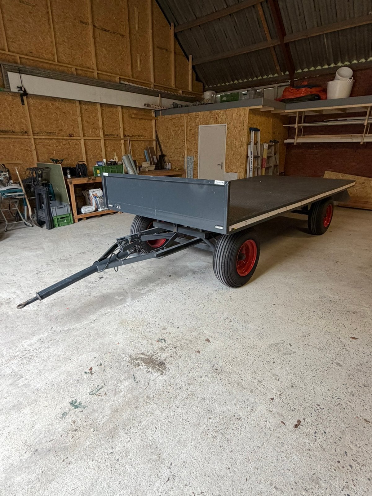 Mooie landbouwwagen ideaal voor achter kraan of shovel, Ophalen, Transport