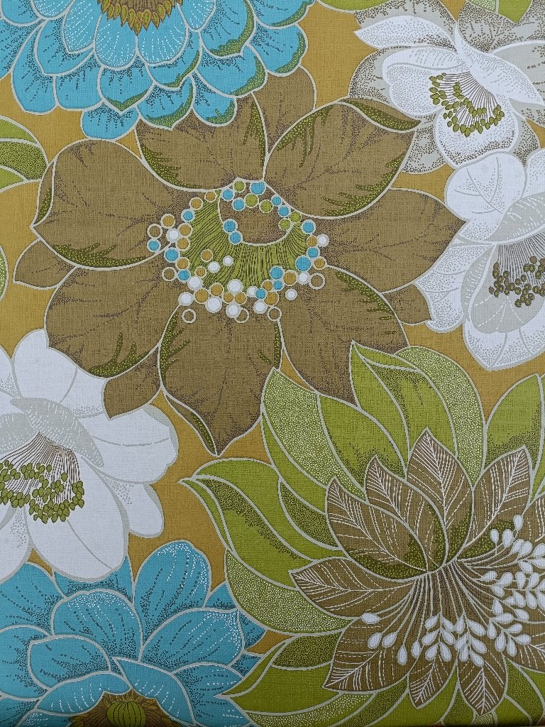 Vintage behang in fleurige bloemenprint NIEUW New old stock, Ophalen of Verzenden