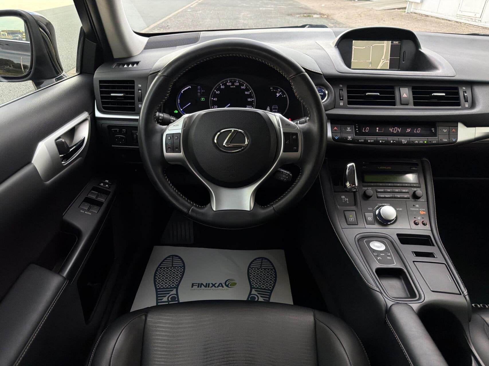 Lexus CT 200h Business Style - NAVI/LEER/CAMERA/NAP, Auto's, Euro 5, Gebruikt, 4 cilinders, Zwart