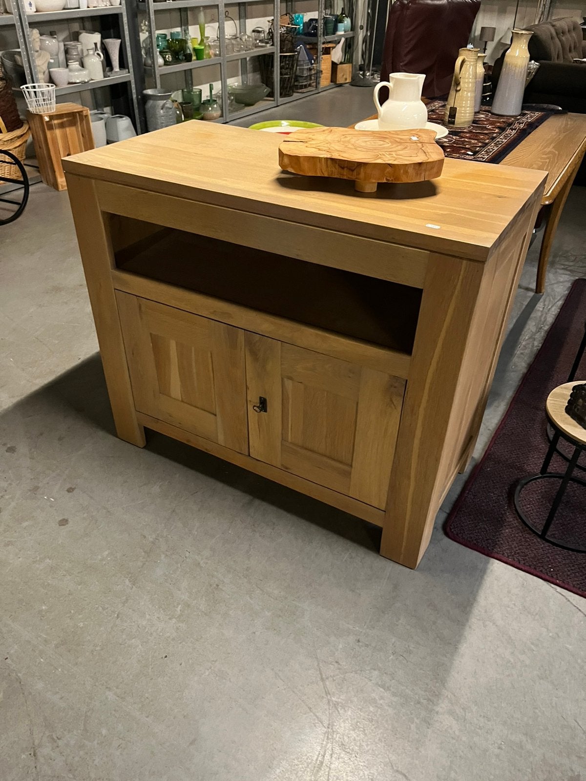 Mooi eiken dressoir, Ophalen, Zo goed als nieuw, 25 tot 50 cm