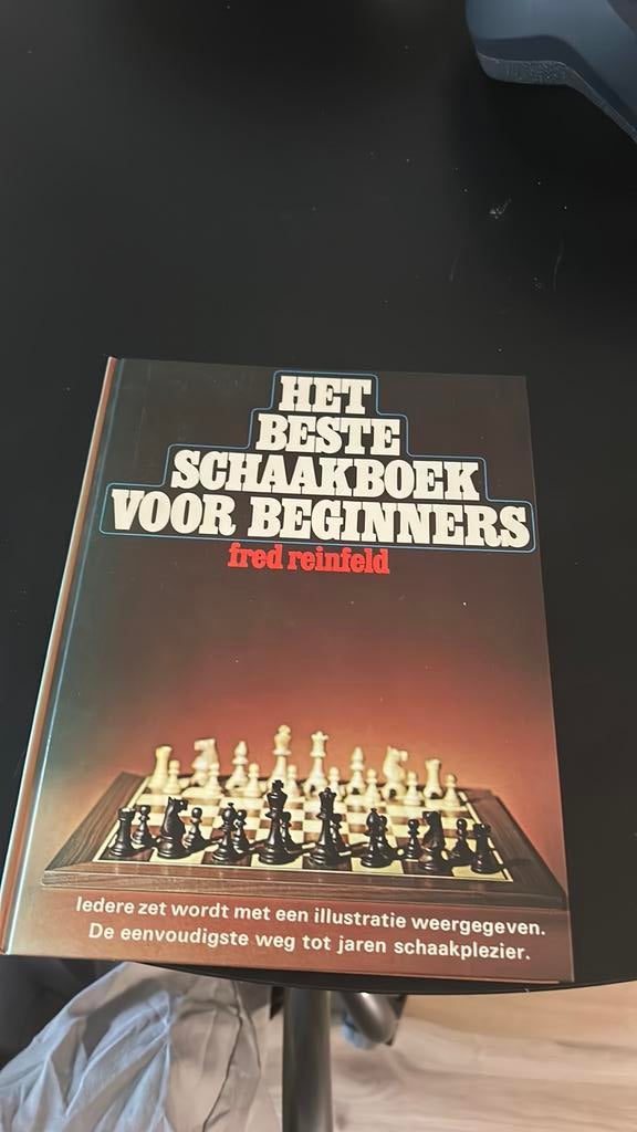 Het Beste Schaakboek voor Beginners - Fred Reinfeld (Vintage, Boeken, Ophalen of Verzenden, Zo goed als nieuw, Tekenen en Schilderen