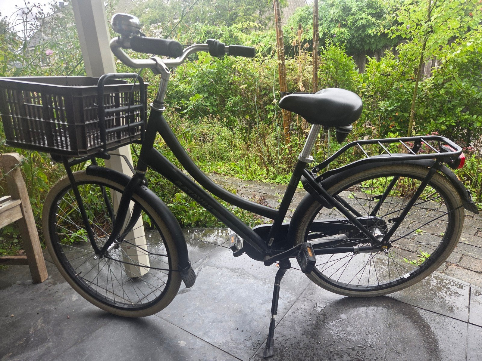 Batavus Packd M26 inch Zwart mat transportfiets, Fietsen en Brommers, Ophalen, Gebruikt, Batavus