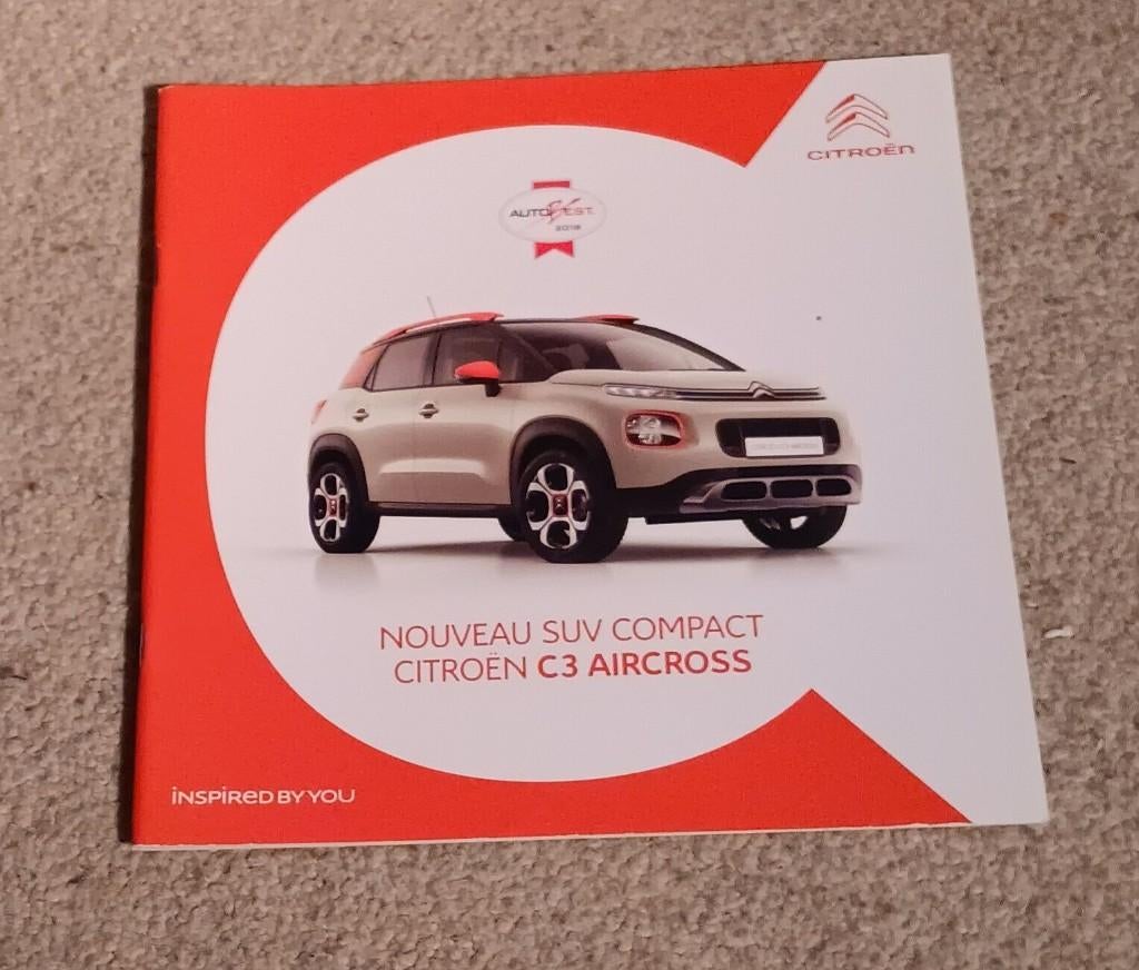 Citroën C3 Aircross brochure (Frans, 2018), Verzenden, Zo goed als nieuw, Citroën