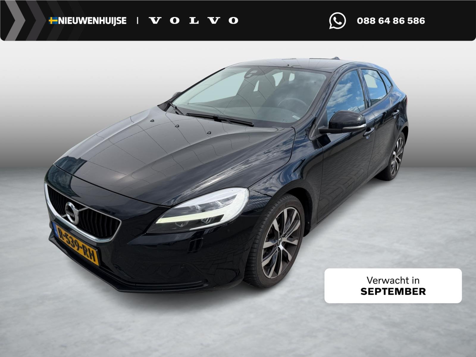 Volvo V40 2.0 T3 Edition+ | Trekhaak | Achteruitrijcamera |, Postbus 16
4153 ZG  Beesd, NL, 1969 cc, Zwart, Volvo Nederland B.V.