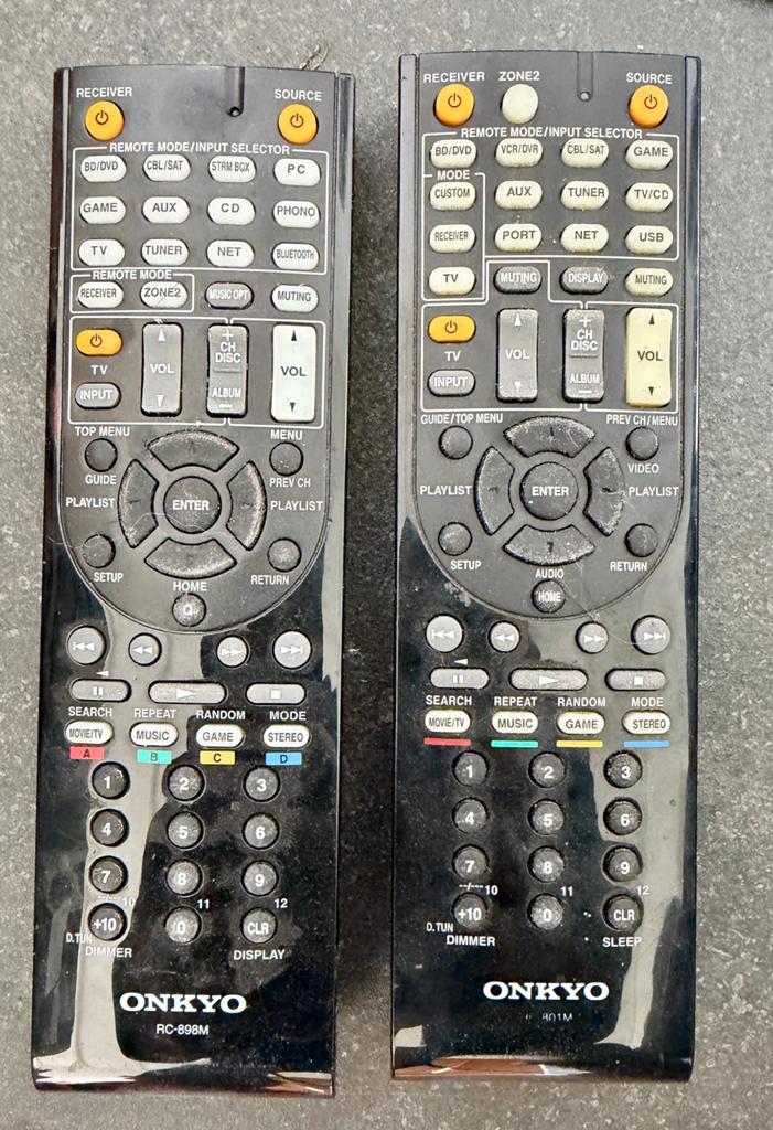 2x Onkyo RC-898M afstandsbediening, Ophalen