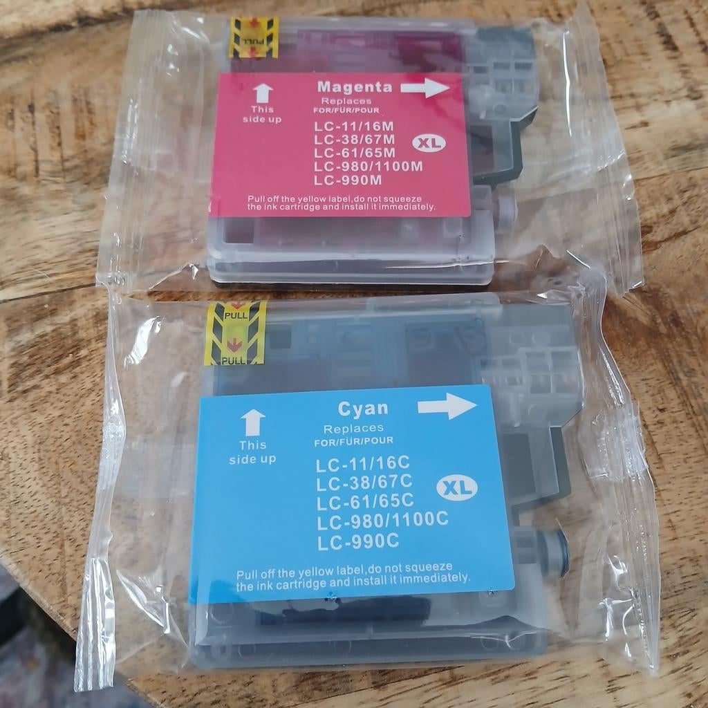 Brother LC-11/16/38/61/65/980/1100/990 Cartridges, Ophalen of Verzenden, Nieuw, Cartridge, Brother (compatibel)