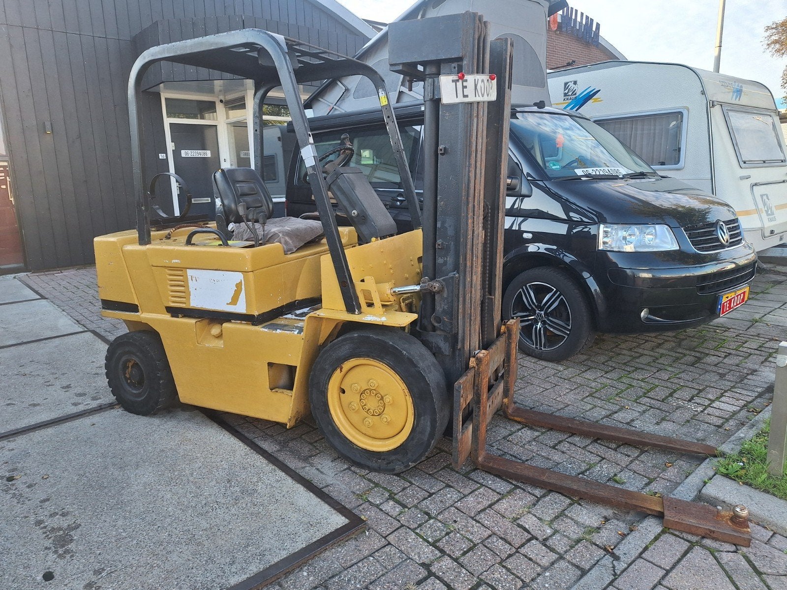 Caterpillar V50 Heftruck - lpg - 2500 kg hefcapaciteit, Ophalen, Caterpillar, Heftruck, Hydraulisch