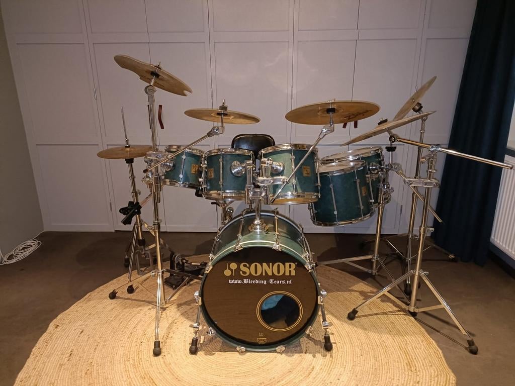 Drumstel sonor gereserveerd tot zaterdag, Ophalen of Verzenden, Gebruikt, Sonor