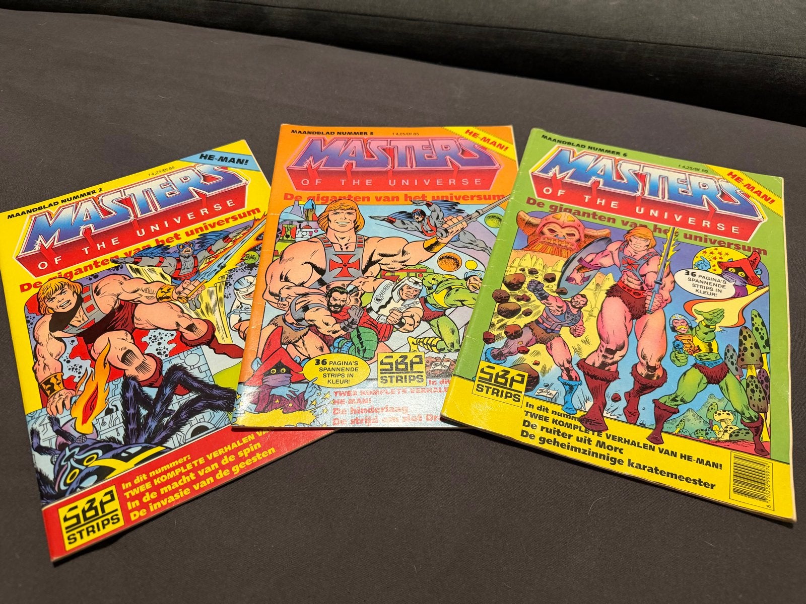 Masters of the Universe Stripboeken - Nummers 2, 5, 6, Boeken, Meerdere stripboeken, Ophalen of Verzenden, Gelezen