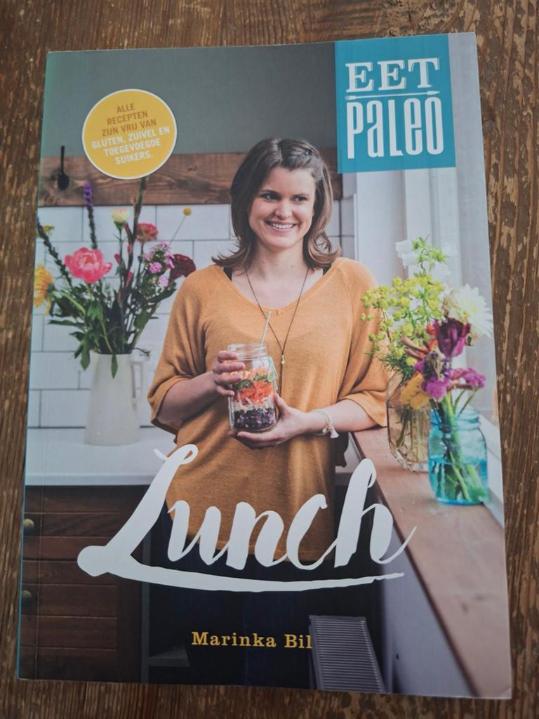 Eet Paleo Lunch - Glutenvrij, Zuivelvrij, Suikervrij, Hoofdgerechten, Ophalen of Verzenden, Zo goed als nieuw, Gezond koken