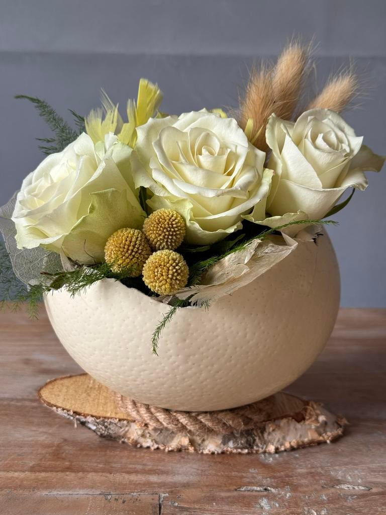 Bloemstukje ., Ophalen of Verzenden, Gebruikt, Overige kleuren, Overige materialen