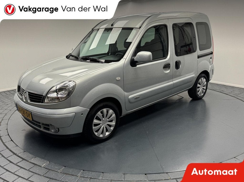 Renault Kangoo combi 1.6-16V Expression Automaat-Airco-Trekh, Auto's, Renault, Stof, Gebruikt, Huisgarantie, 49 €/maand
