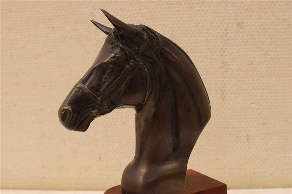 Bronzen Paardenhoofd 46024, Ophalen of Verzenden