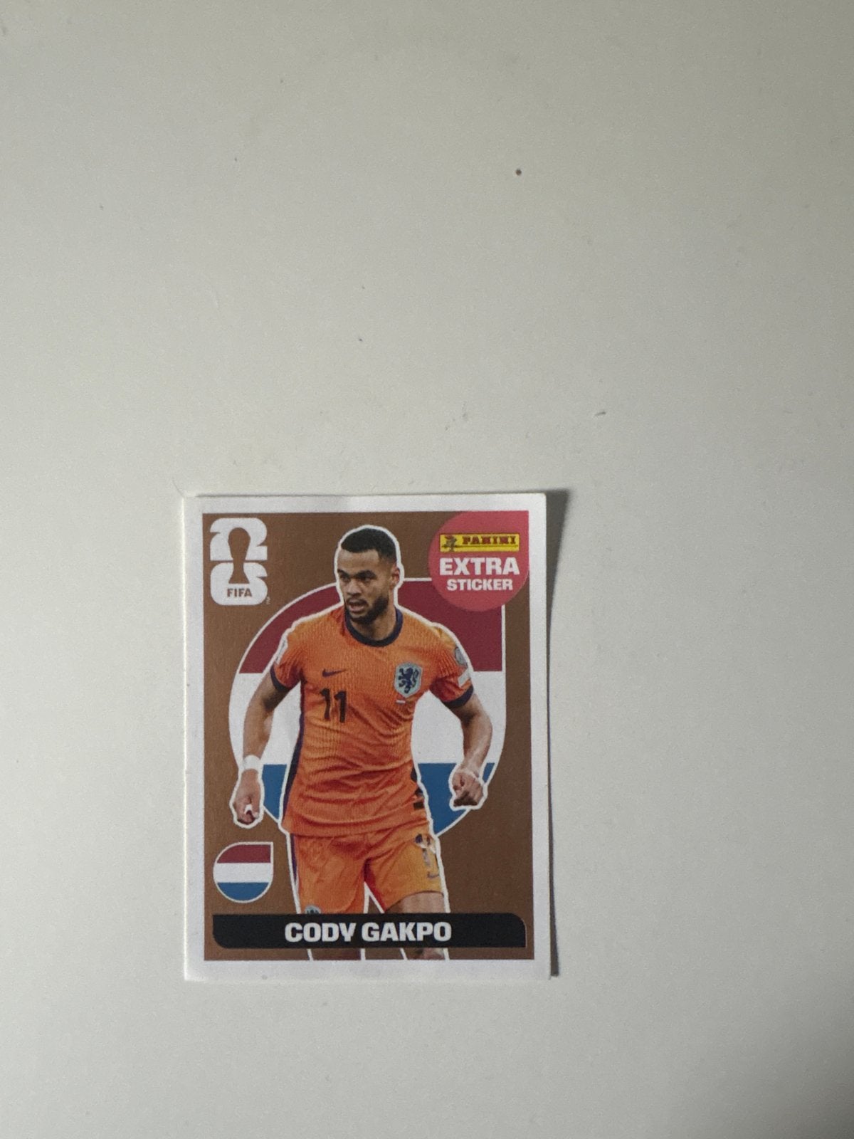 Panini WK 2026 Sticker Cody Gakpo Bronze Extra Sticker, Verzamelen, Stickers, Verzenden, Nieuw, Sport