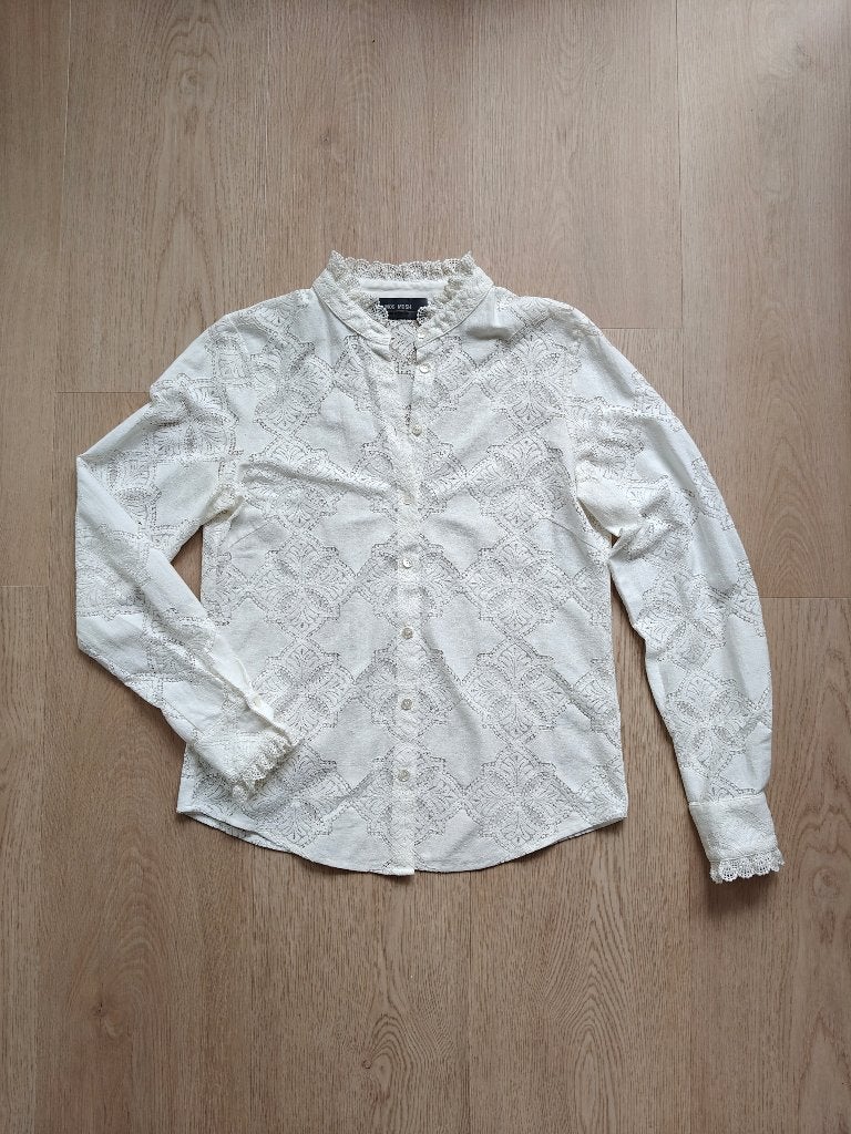 Blouse | Mos Mosh | Maat XS, MOS MOSH, Wit, Ophalen of Verzenden, Zo goed als nieuw