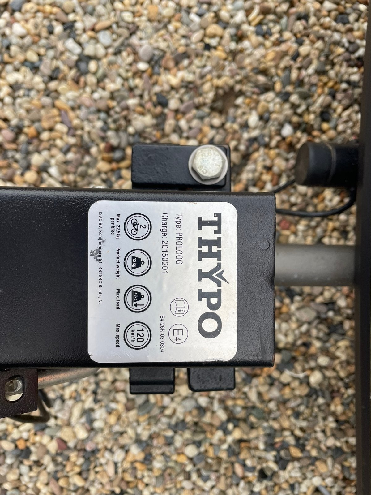 Thypo fietsendrager trekhaak 2 fietsen, Ophalen, Zo goed als nieuw, Trekhaakdrager