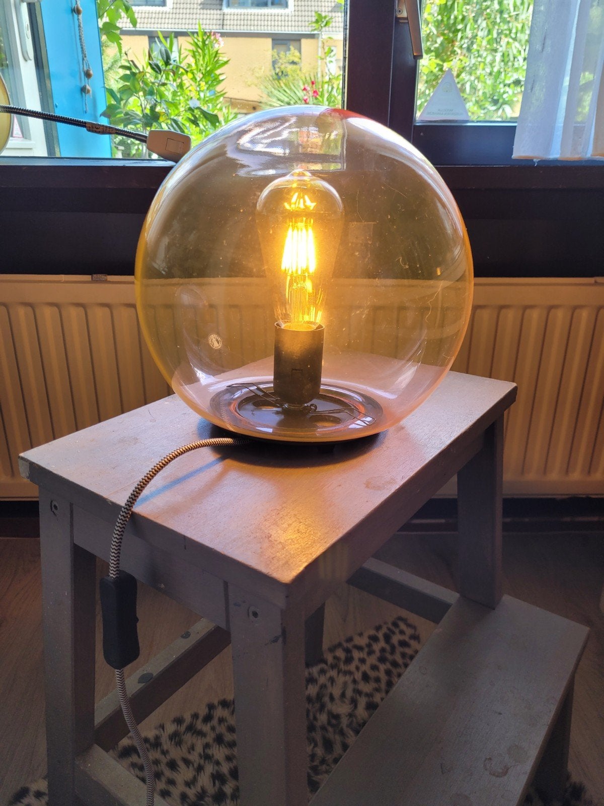 IKEA Fado Tafellamp - Bolvormig Design, Ophalen, Gebruikt, E27 (groot), Sfeerlamp