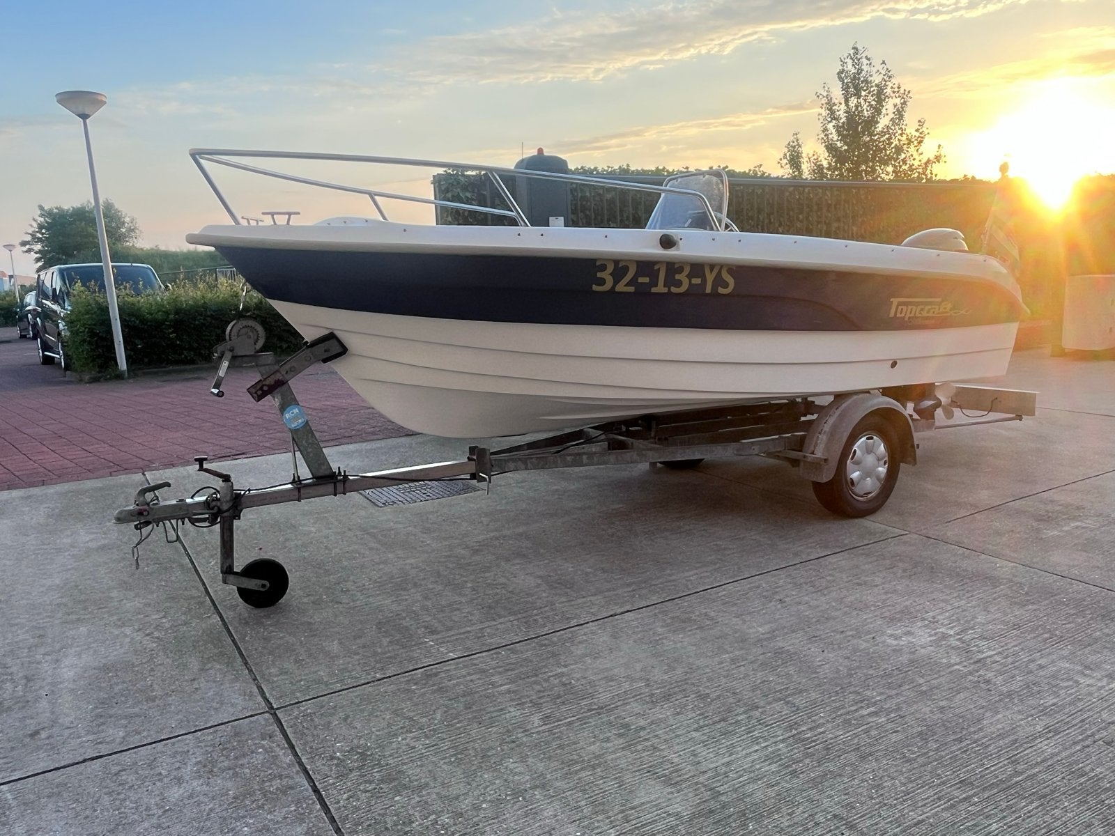 Topcraft Millenium Edition met 40 pk Yamaha buitenboordmotor, Watersport en Boten, Speedboten, Ophalen, Gebruikt, Tot 1.00 meter