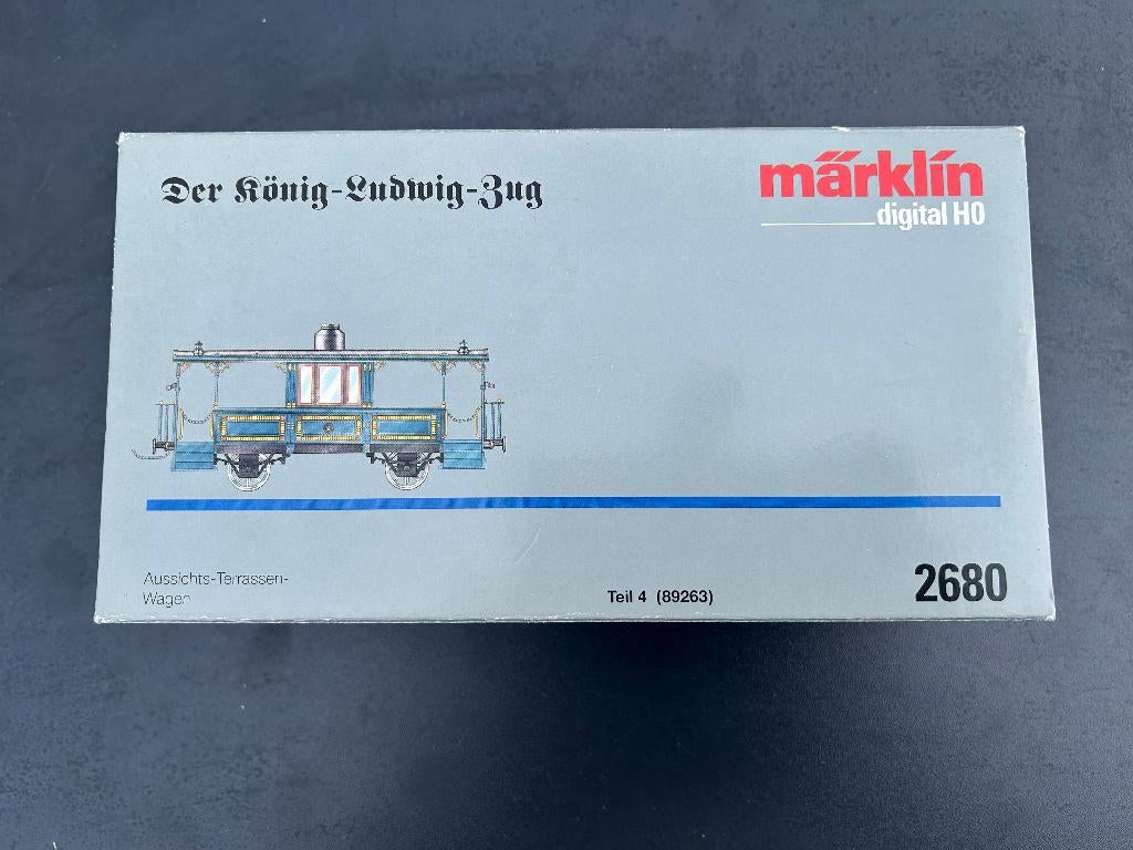 Marklin H0 2680 Deel 4 Koning Ludwig II van Beieren, Hobby en Vrije tijd, Modeltreinen | H0, Wisselstroom, Wagon, Ophalen of Verzenden