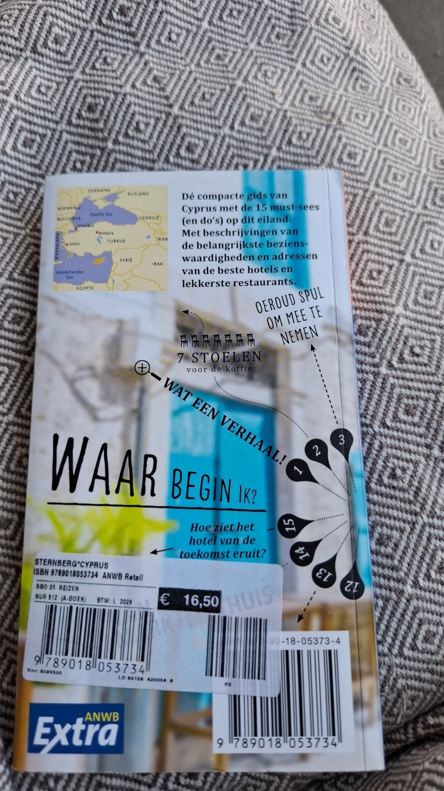 ANWB Extra Reisgids Cyprus met uitneembare kaart, Boeken, Reisgidsen, Onbekend, Europa, Ophalen of Verzenden, Zo goed als nieuw