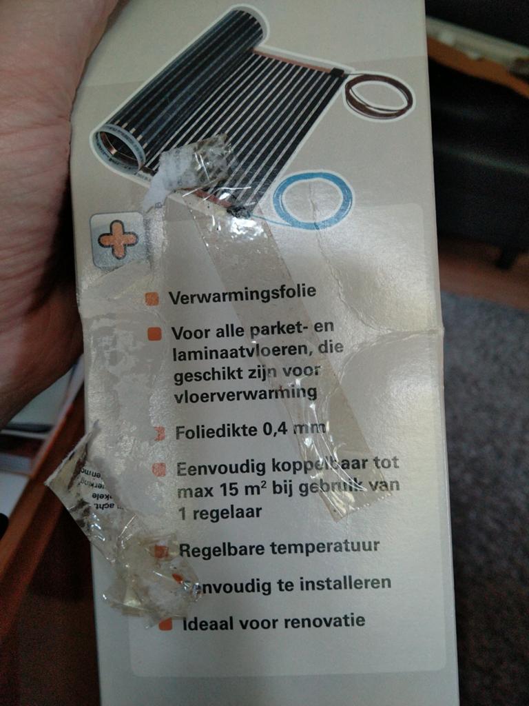 Vloerverwarming elektrisch 0,6 x 2,5 meter nieuw, 30 tot 80 cm, Overige typen, Nieuw, 150 cm of meer