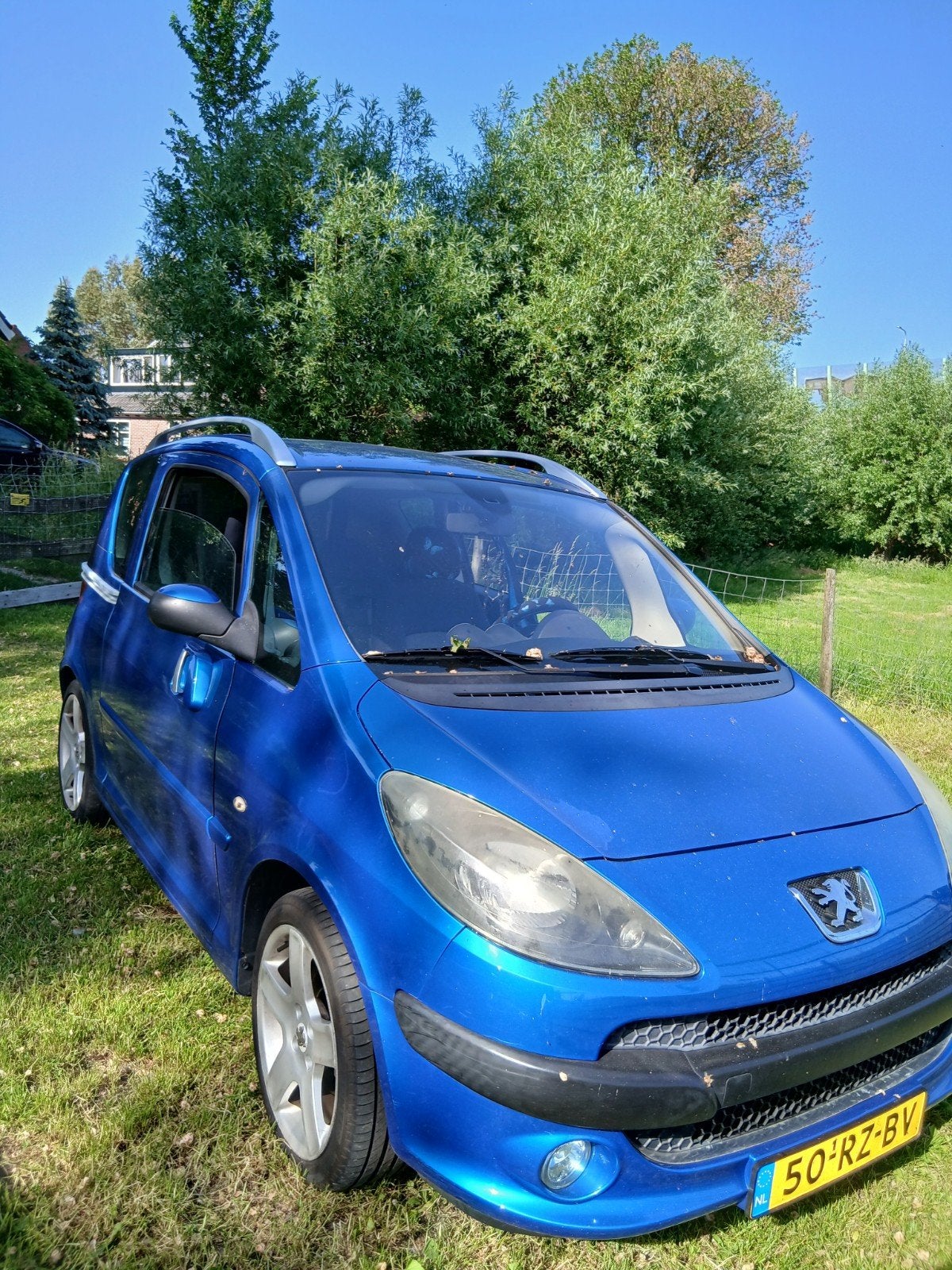 Peugeot 1007 semi automaat, Auto's, Peugeot, Automaat, Blauw, Particulier, Te koop