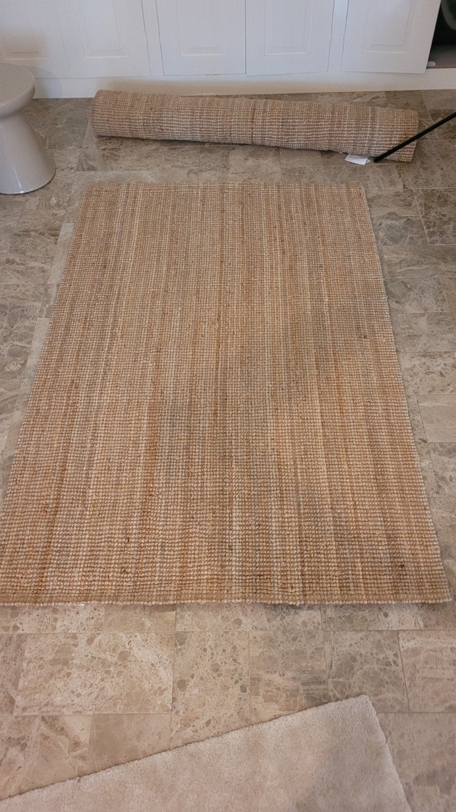 IKEA Lohals Juten Vloerkleed 133x195cm, Huis en Inrichting, Ophalen, 100 tot 150 cm, Zo goed als nieuw, 150 tot 200 cm