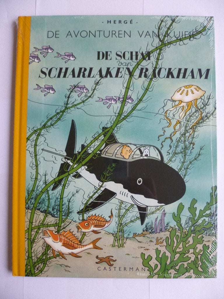 KUIFJE 1E DRUKFACSIMILE"DE SCHAT VAN SCHARLAKEN RACKHAM"2002, Eén stripboek, Nieuw, Ophalen of Verzenden, Hergé
