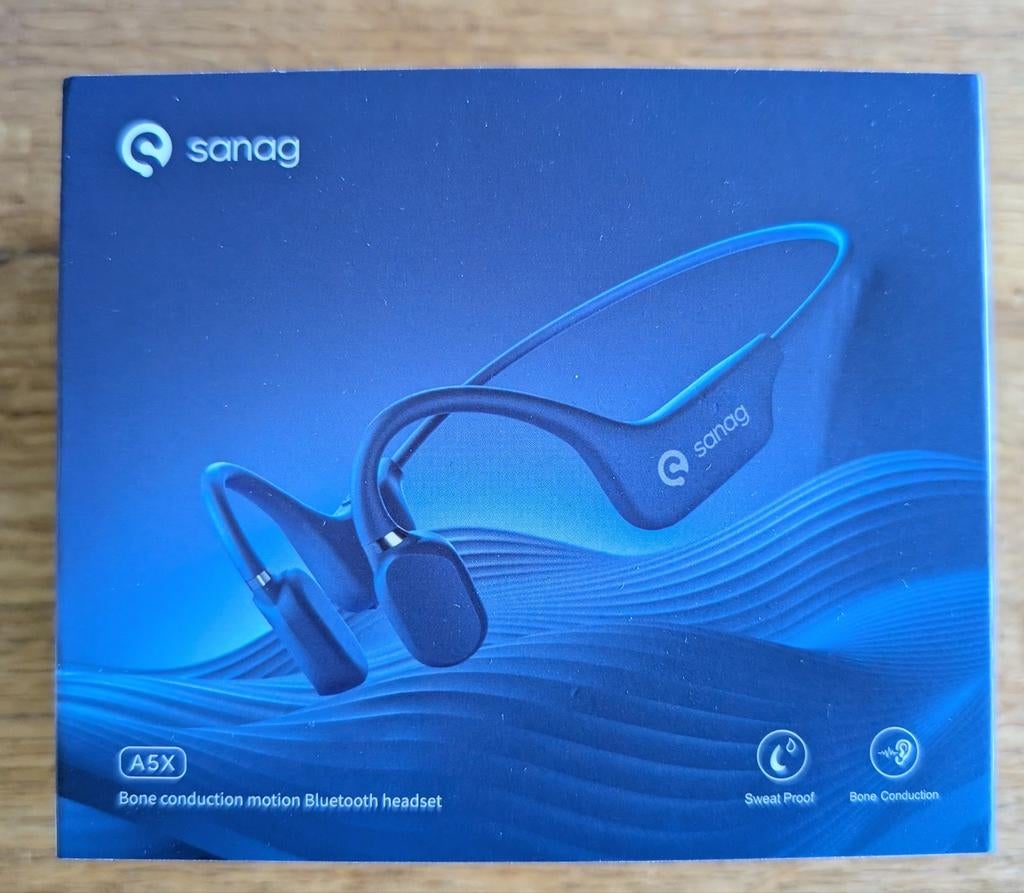 Sanag A5X bone conduction Bluetooth headset, Nieuw, Ophalen of Verzenden, Draadloos, Volumeregelaar