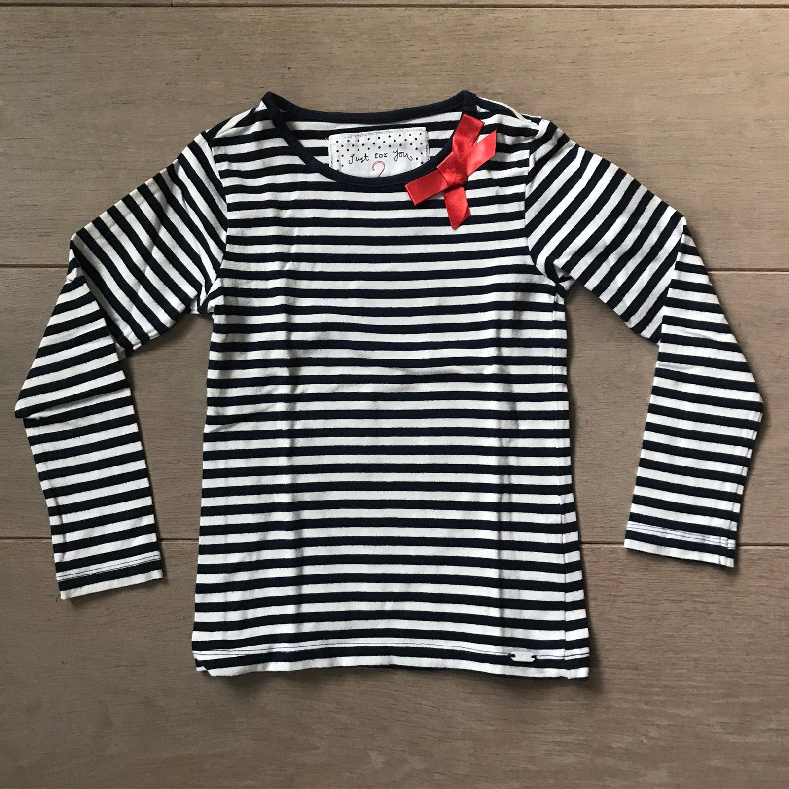 Longsleeve/trui blauw wit gestreept maat 116 Frendz, Ophalen of Verzenden, Meisje, Shirt of Longsleeve
