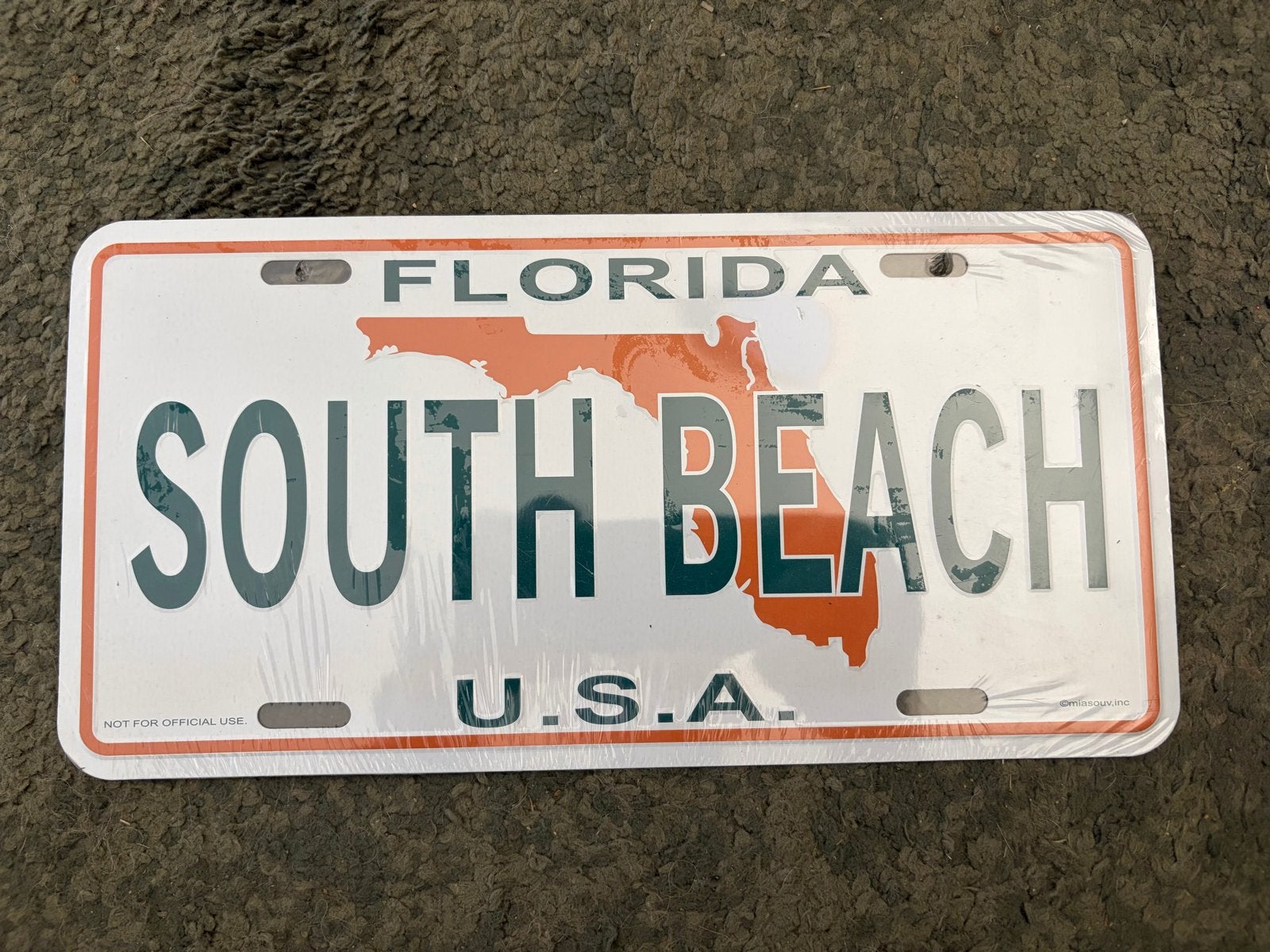 Florida South Beach nummerplaat decoratie, Ophalen of Verzenden, Nieuw
