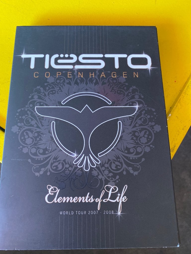 Tiësto Copenhagen Elements of Life World Tour 2007-2008, Engels, Alle leeftijden, Inclusief doosje, Ophalen of Verzenden