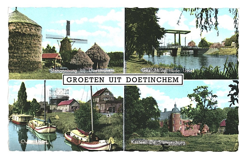 939710	Doetinchem	Gld	1963	Gelopen met postzegel, Ophalen of Verzenden, 1960 tot 1980, Gelopen, Gelderland