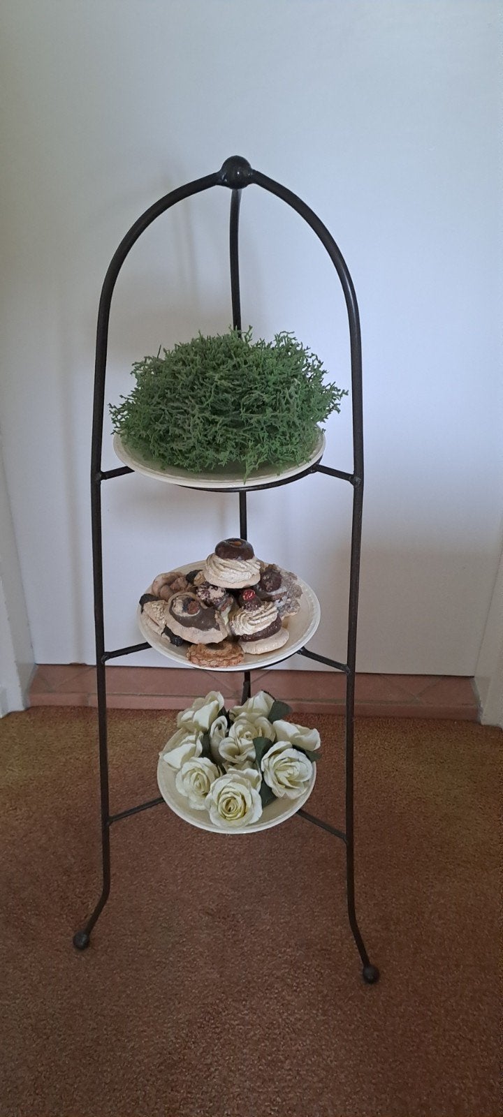 etagere hoogte 83 cm, Ophalen of Verzenden, Zo goed als nieuw, Metaal
