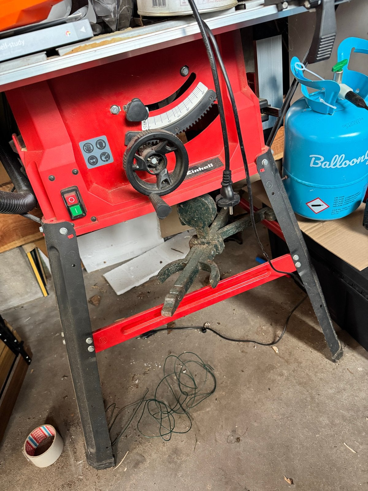 Einhell tafelzaag - Zo goed als nieuw, Ophalen, Cirkelzaag, 70 mm of meer, Zo goed als nieuw