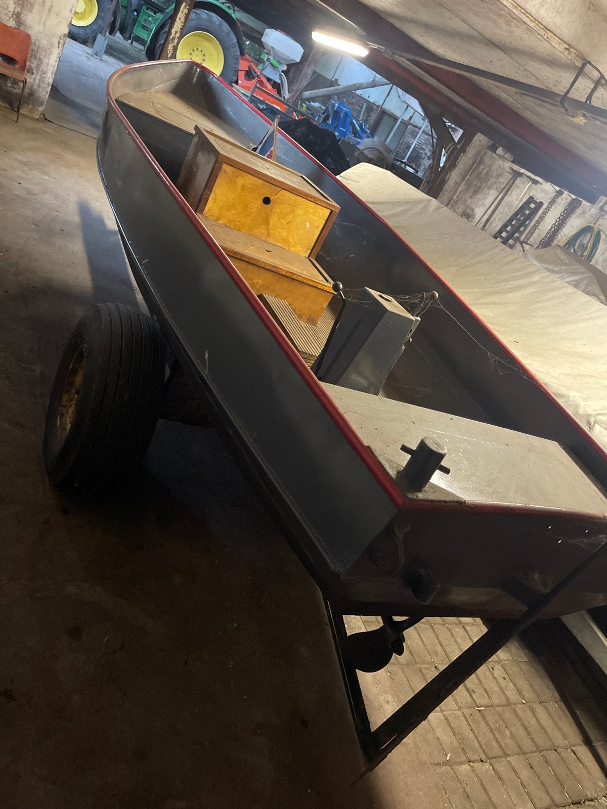 Stalen boot met binnenboord motor, Ophalen, Gebruikt, Motor en Techniek, Motorboot