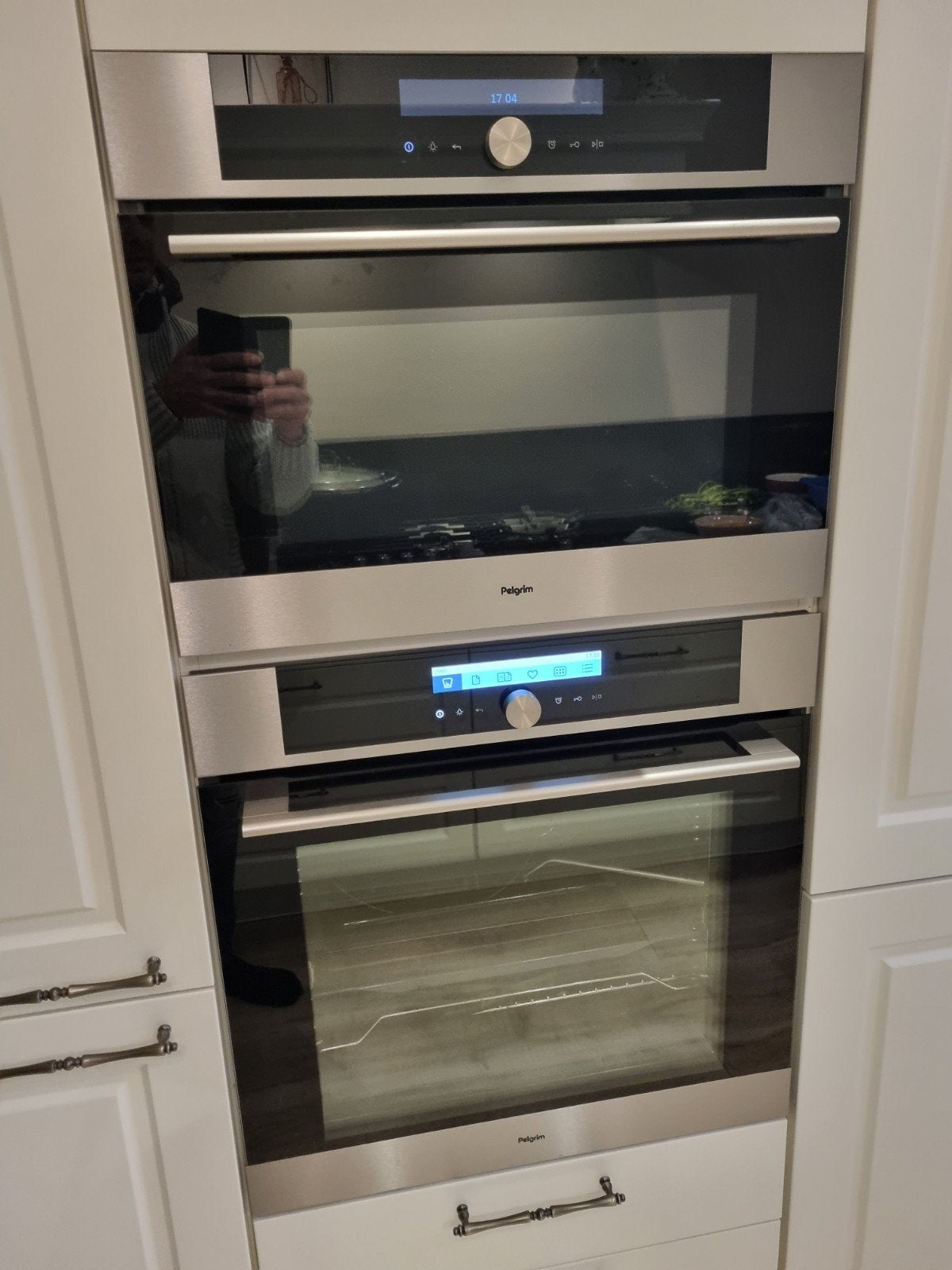Hele nette Pelgrim combi oven magnetron en solo oven, 45 tot 50 cm, Gebruikt, Pelgrim, Ophalen of Verzenden
