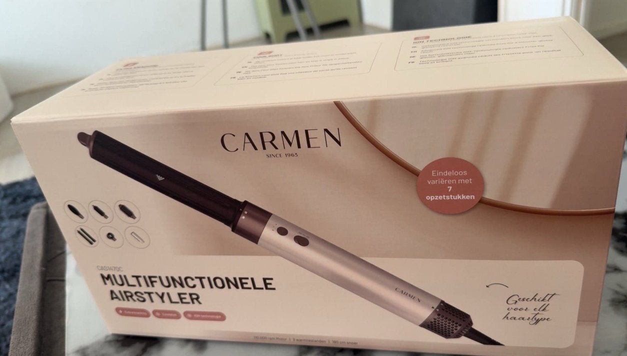 Carmen CAS1470C - Airstyler - Multistyler, Ophalen of Verzenden, Zo goed als nieuw, Krultang of Stijltang