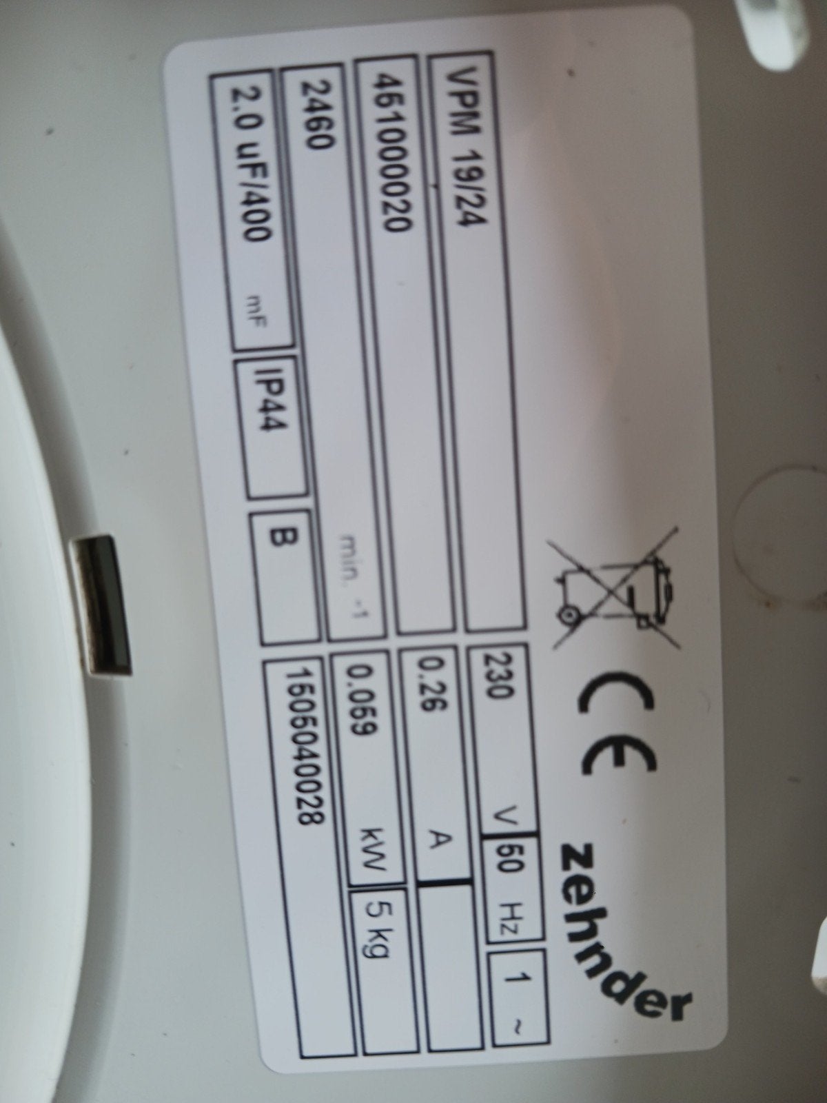 Zehnder dakventilator, VPM, zo goed als nieuw product, Doe-het-zelf en Verbouw, Ventilatie en Afzuiging, Ophalen of Verzenden