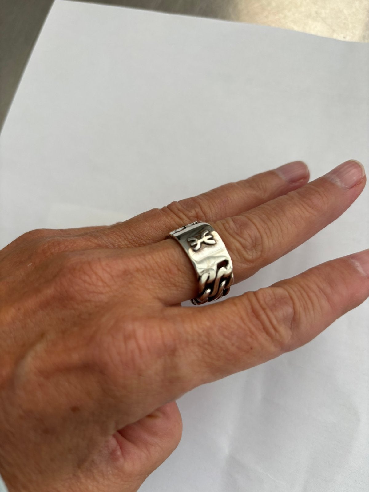 Ring Good Times (zilver, nieuw), Sieraden, Tassen en Uiterlijk, Ophalen of Verzenden, Zo goed als nieuw, Zilver, Dame