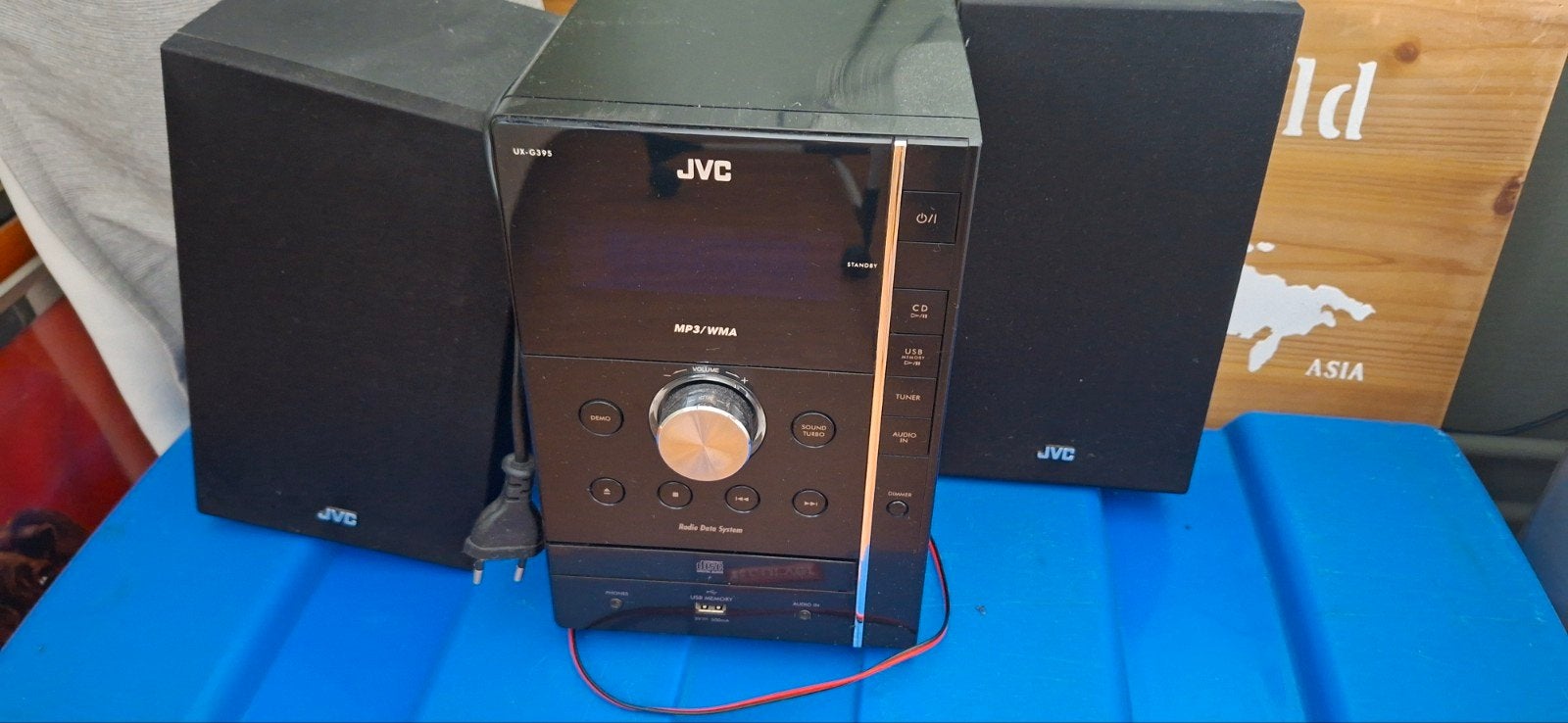 JVC UX-G375 Microset met CD, Radio en MP3/USB-aansluiting, Gebruikt, JVC, Microset, Cd-speler