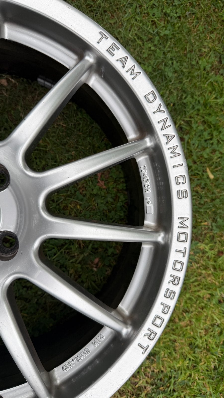 Team Dynamics Motorsport 17 inch lichtmetalen velgen, Ophalen, Gebruikt, Velg(en), 17 inch