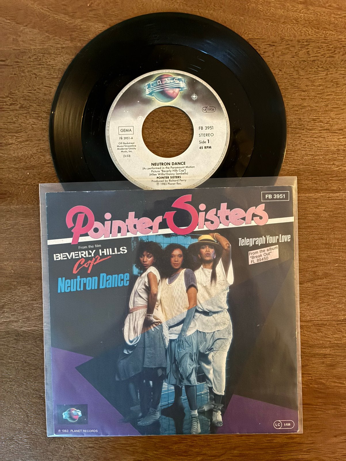 Pointer Sisters - Neutron dance, Ophalen of Verzenden, 7 inch