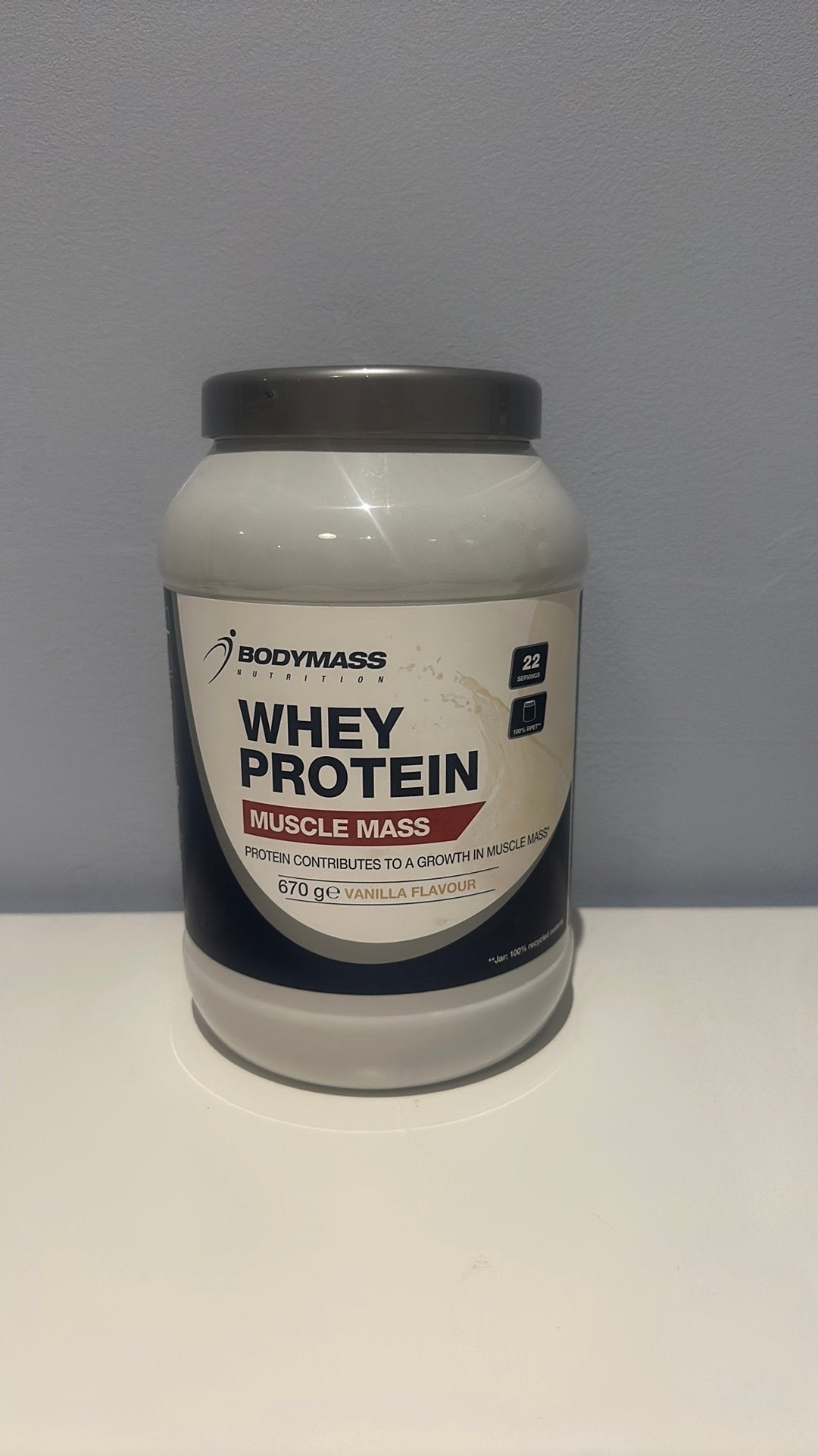 Whey protein, Ophalen of Verzenden, Zo goed als nieuw, Poeder of Drank