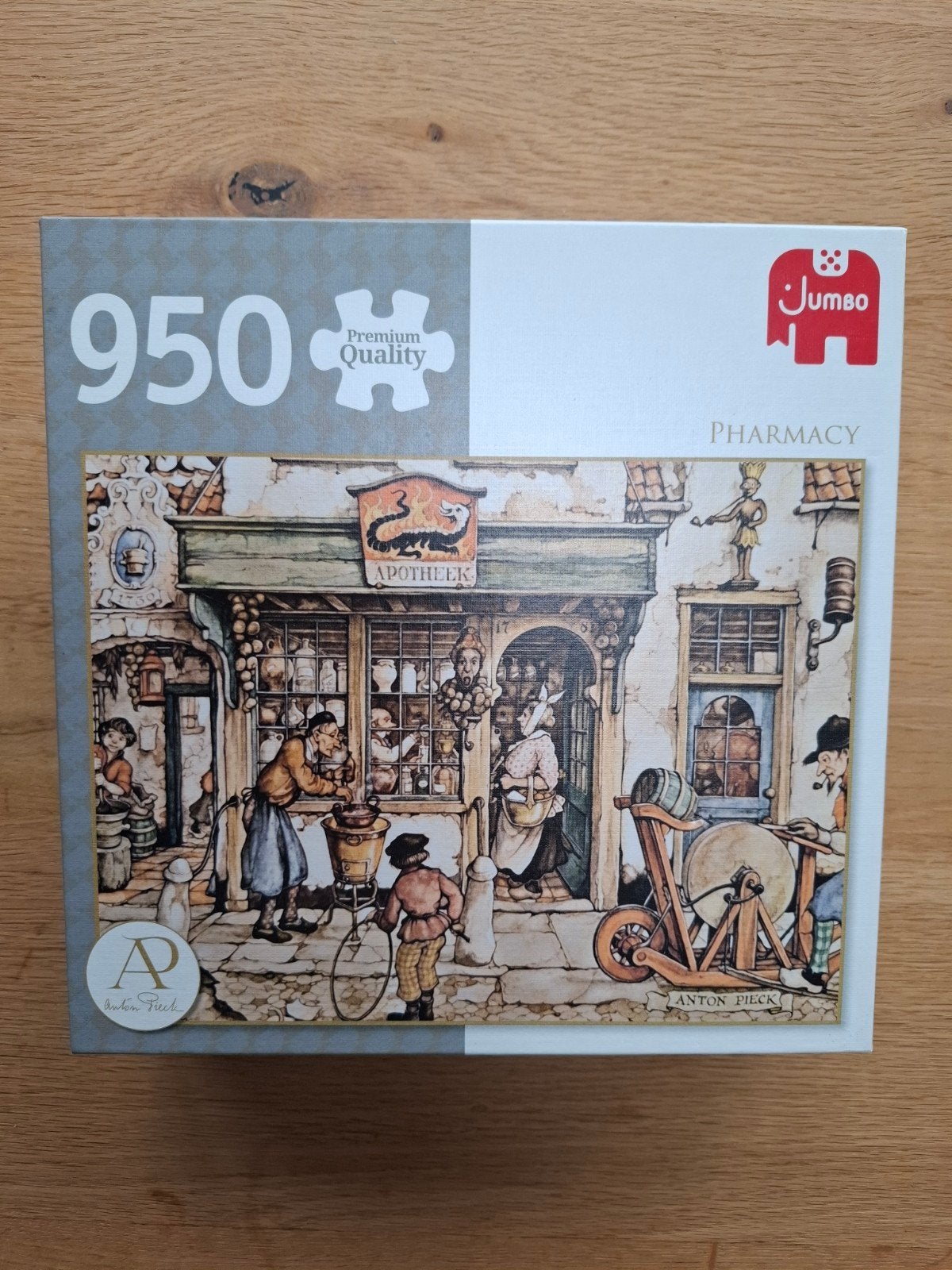 Anton Pieck - Pharmacy, Ophalen of Verzenden, 500 t/m 1500 stukjes, Gebruikt, Legpuzzel