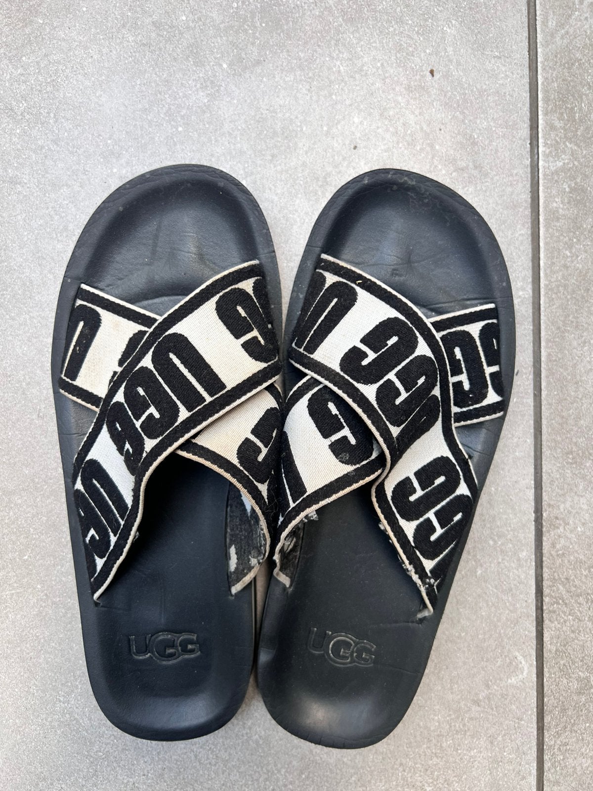 UGG MARMONT UGG’S SLIPPERS SANDALEN UNISEX MAAT 41, Slippers, Zwart, Ophalen of Verzenden, Gedragen