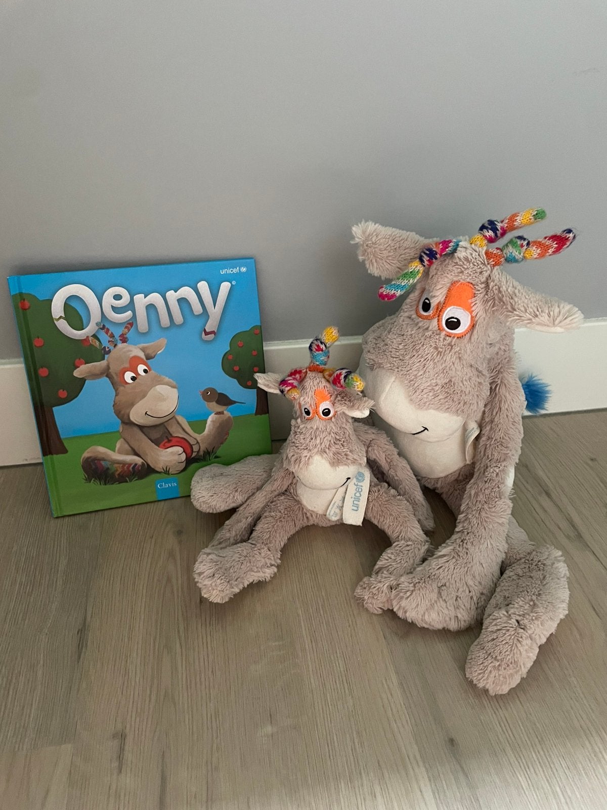 Oenny knuffels (grote en kleine variant) met prentenboek, Overige merken, Overige karakters, Overige typen, Ophalen of Verzenden