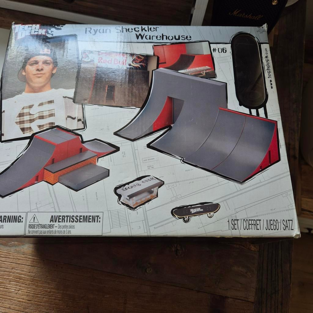 Tech Deck Ryan Sheckler Warehouse #06 Skateboard Set, Kinderen en Baby's, Speelgoed | Overig, Zo goed als nieuw, Jongen of Meisje