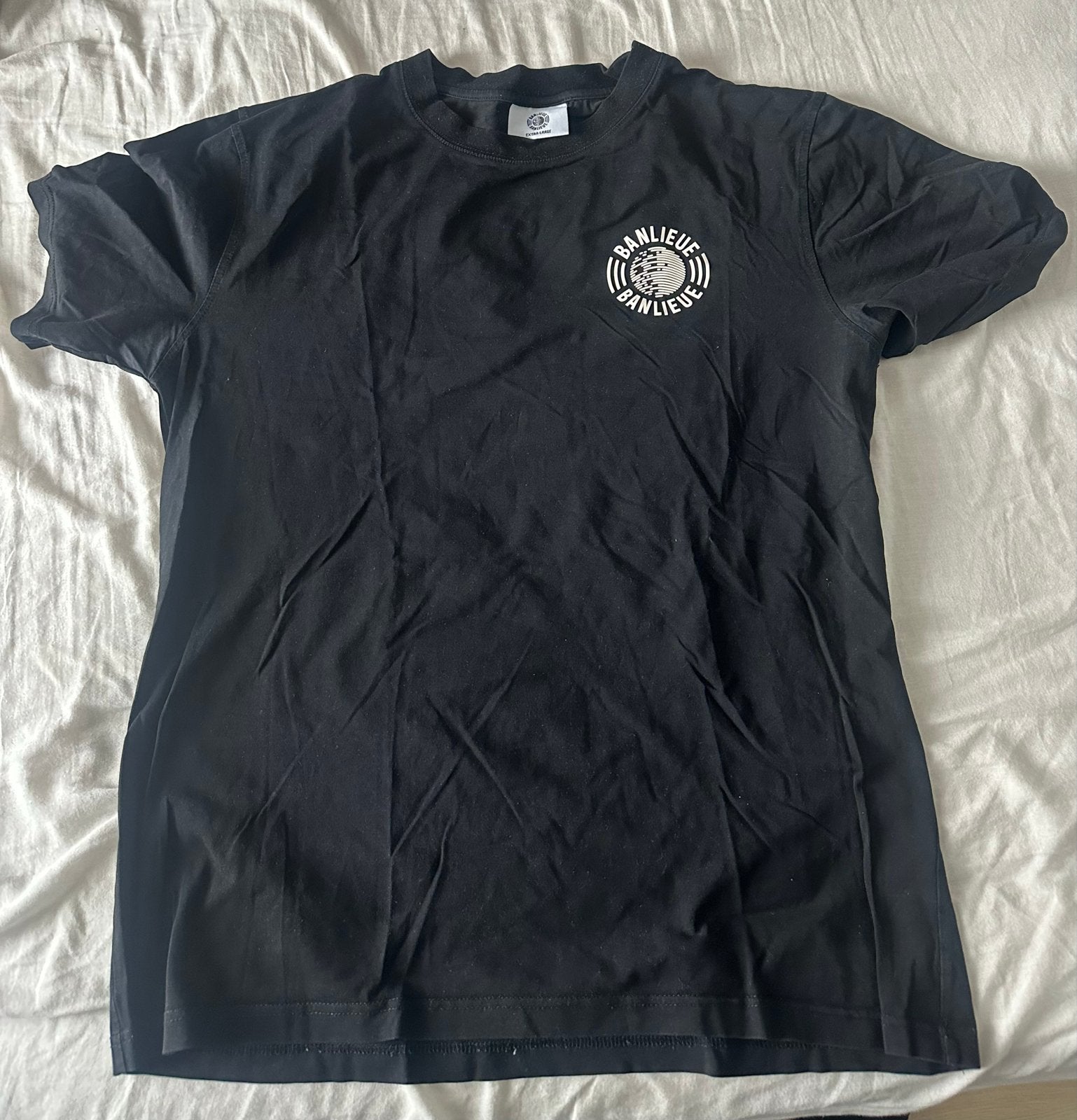 Banlieue T-shirt Zwart Maat XL, Verzenden, Zo goed als nieuw, Maat 56/58 (XL), Zwart