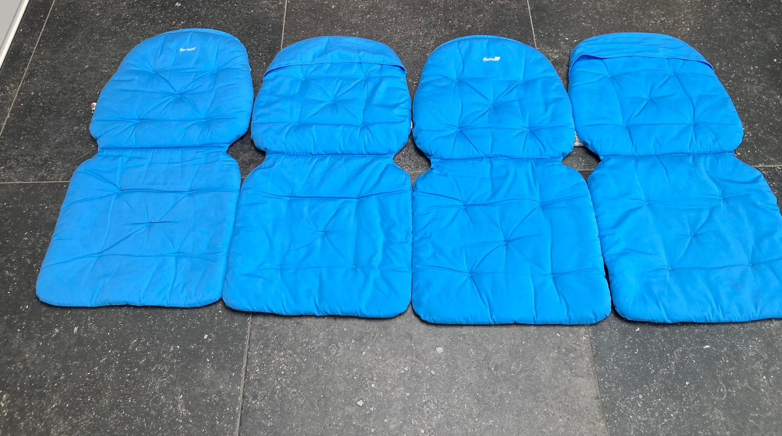 4 stuks nette en schone Hartman tuinstoelkussens, Ophalen of Verzenden, Gebruikt